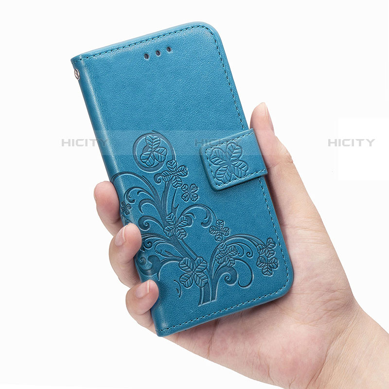 Handytasche Stand Schutzhülle Flip Leder Hülle Blumen für Samsung Galaxy S22 Plus 5G groß