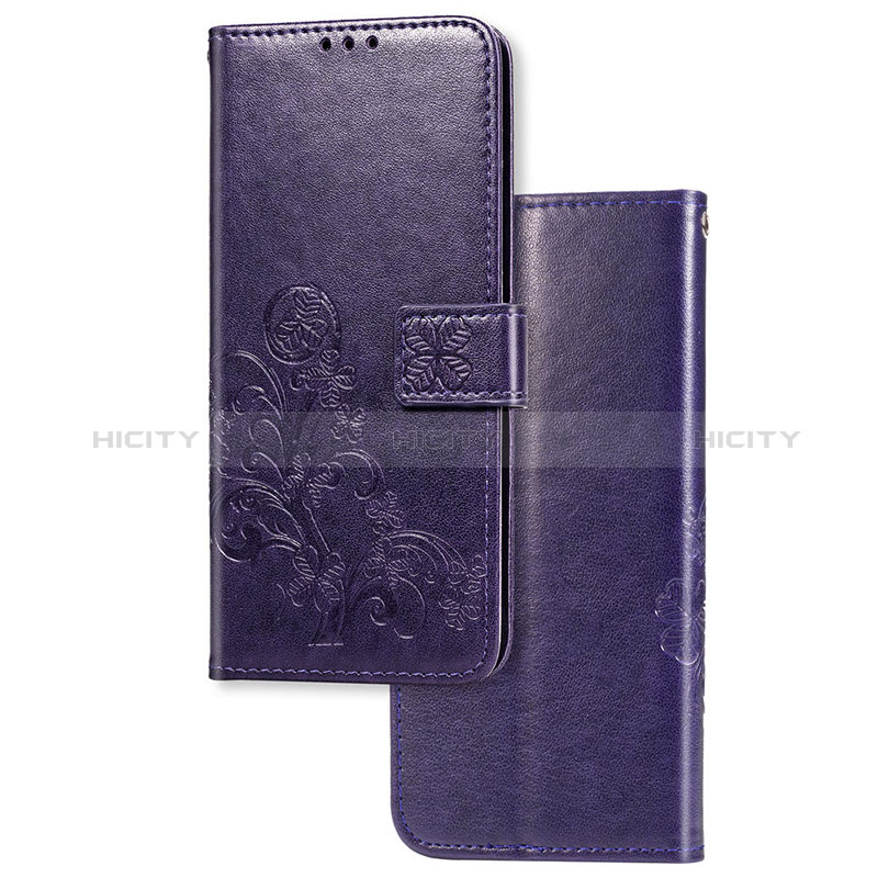 Handytasche Stand Schutzhülle Flip Leder Hülle Blumen für Sony Xperia 1