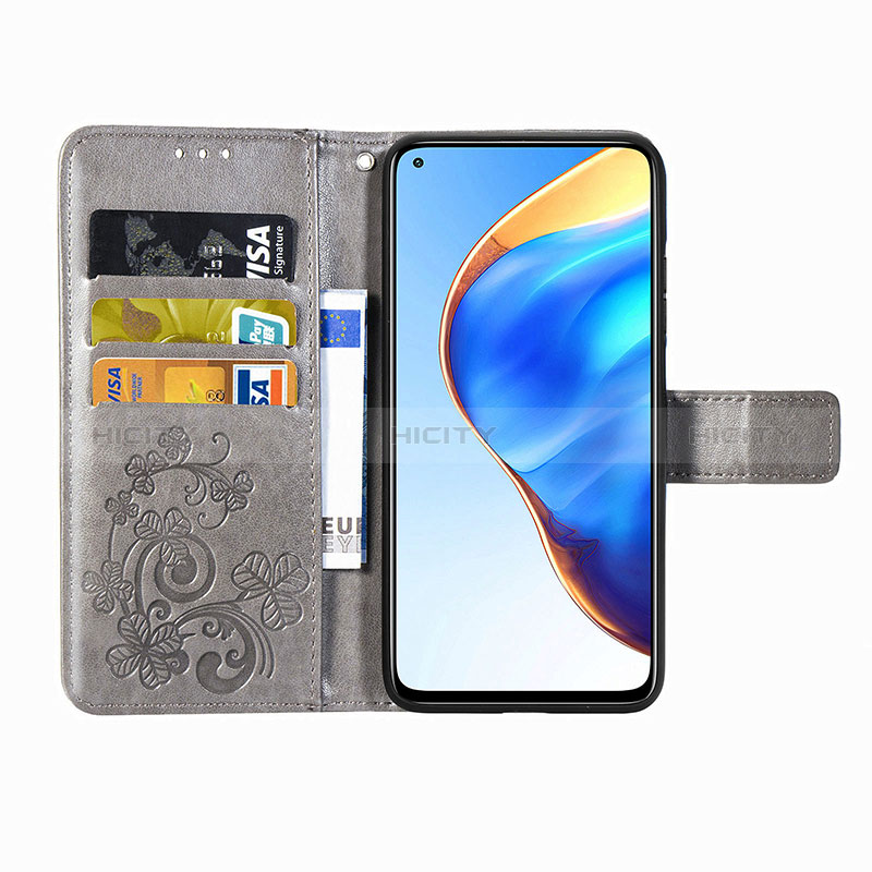 Handytasche Stand Schutzhülle Flip Leder Hülle Blumen für Xiaomi Mi 10T 5G