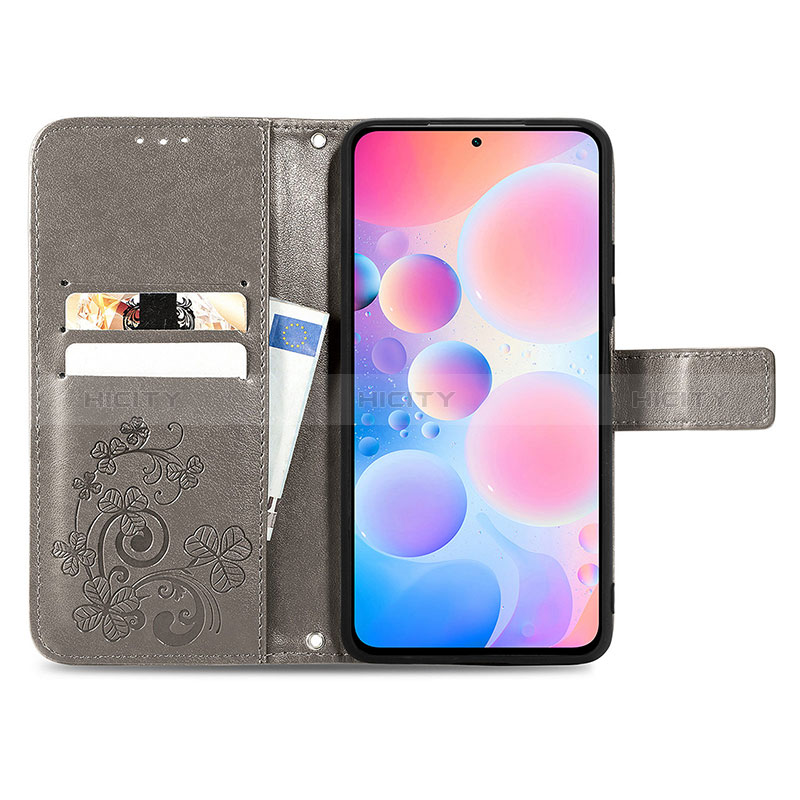 Handytasche Stand Schutzhülle Flip Leder Hülle Blumen für Xiaomi Mi 11i 5G