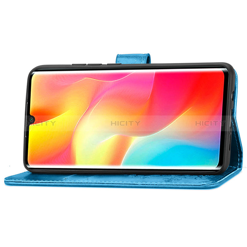 Handytasche Stand Schutzhülle Flip Leder Hülle Blumen für Xiaomi Mi Note 10 Lite