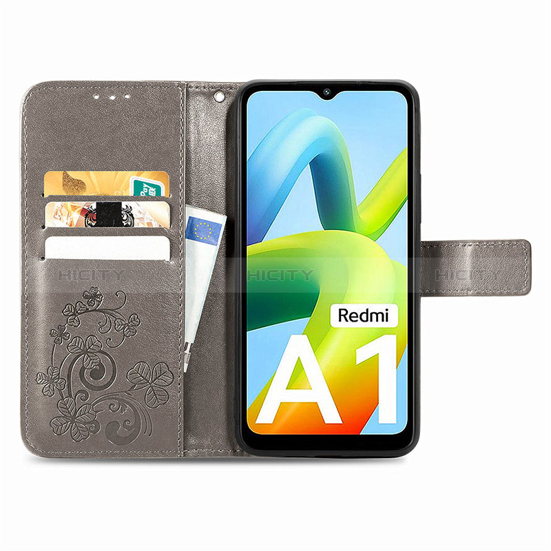 Handytasche Stand Schutzhülle Flip Leder Hülle Blumen für Xiaomi Redmi A2