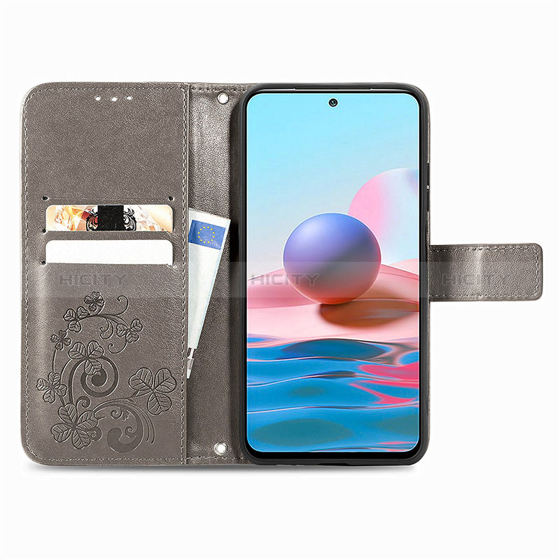 Handytasche Stand Schutzhülle Flip Leder Hülle Blumen für Xiaomi Redmi Note 11 SE 5G groß