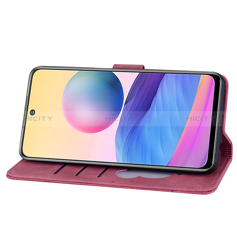 Handytasche Stand Schutzhülle Flip Leder Hülle Blumen HF1 für Huawei Honor 90 Lite 5G