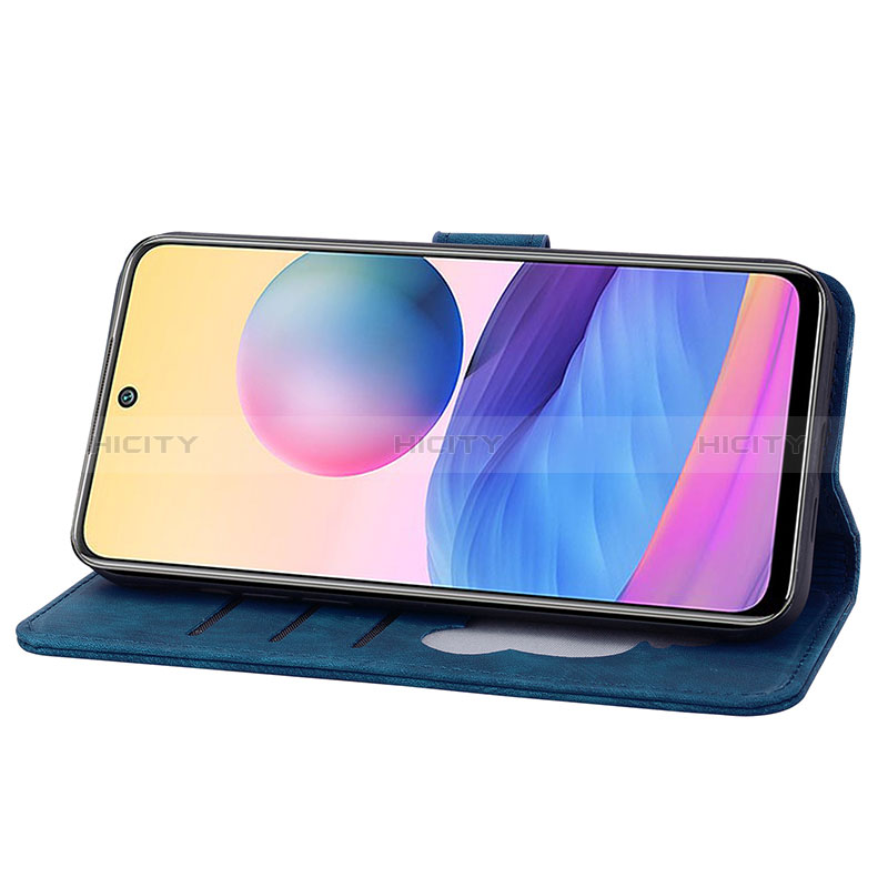 Handytasche Stand Schutzhülle Flip Leder Hülle Blumen HF2 für Huawei Honor 90 Lite 5G groß