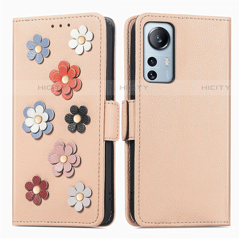 Handytasche Stand Schutzhülle Flip Leder Hülle Blumen L01 für Xiaomi Mi 12S 5G