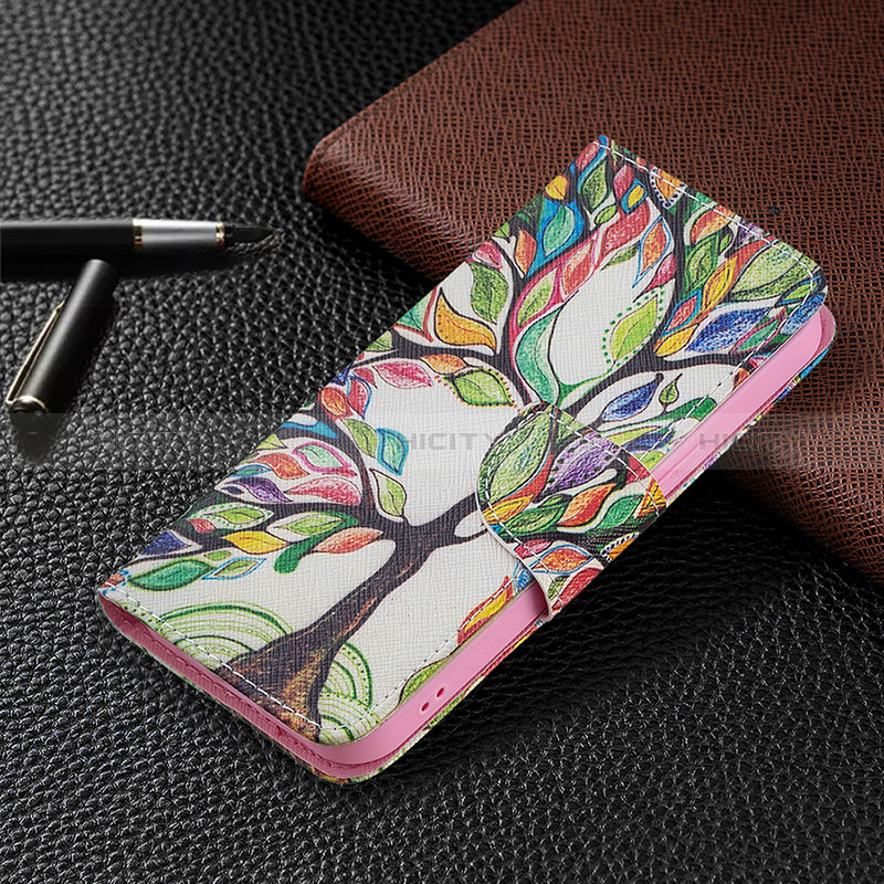 Handytasche Stand Schutzhülle Flip Leder Hülle Blumen L03 für Apple iPhone 14 Pro Plusfarbig