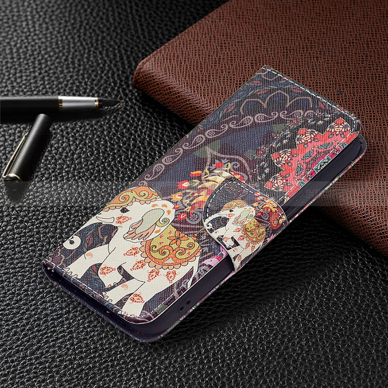 Handytasche Stand Schutzhülle Flip Leder Hülle Blumen L07 für Apple iPhone 15 Plus Plusfarbig