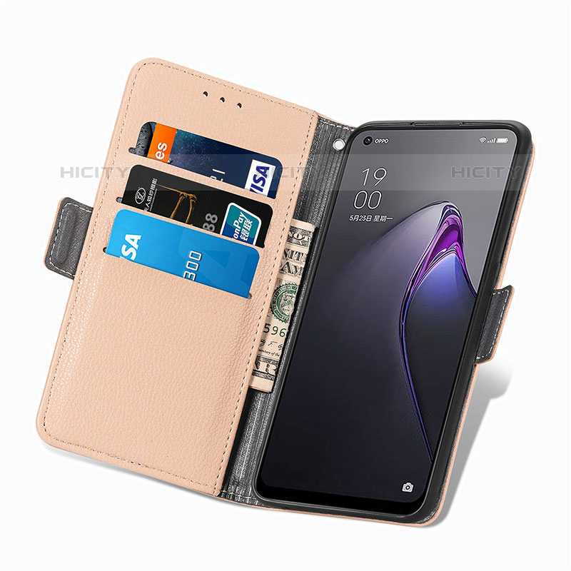 Handytasche Stand Schutzhülle Flip Leder Hülle Blumen S02D für Oppo Reno9 Pro 5G