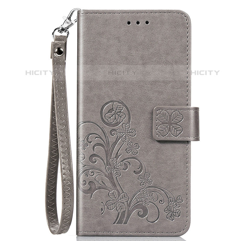 Handytasche Stand Schutzhülle Flip Leder Hülle Blumen S02D für Samsung Galaxy F41