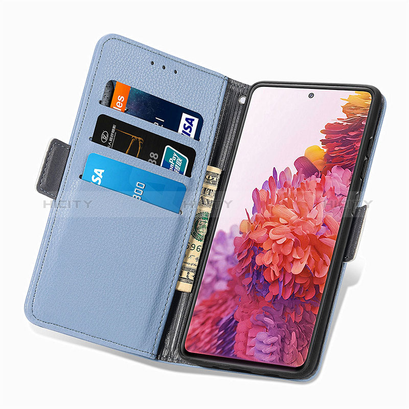 Handytasche Stand Schutzhülle Flip Leder Hülle Blumen S02D für Samsung Galaxy S20 FE (2022) 5G