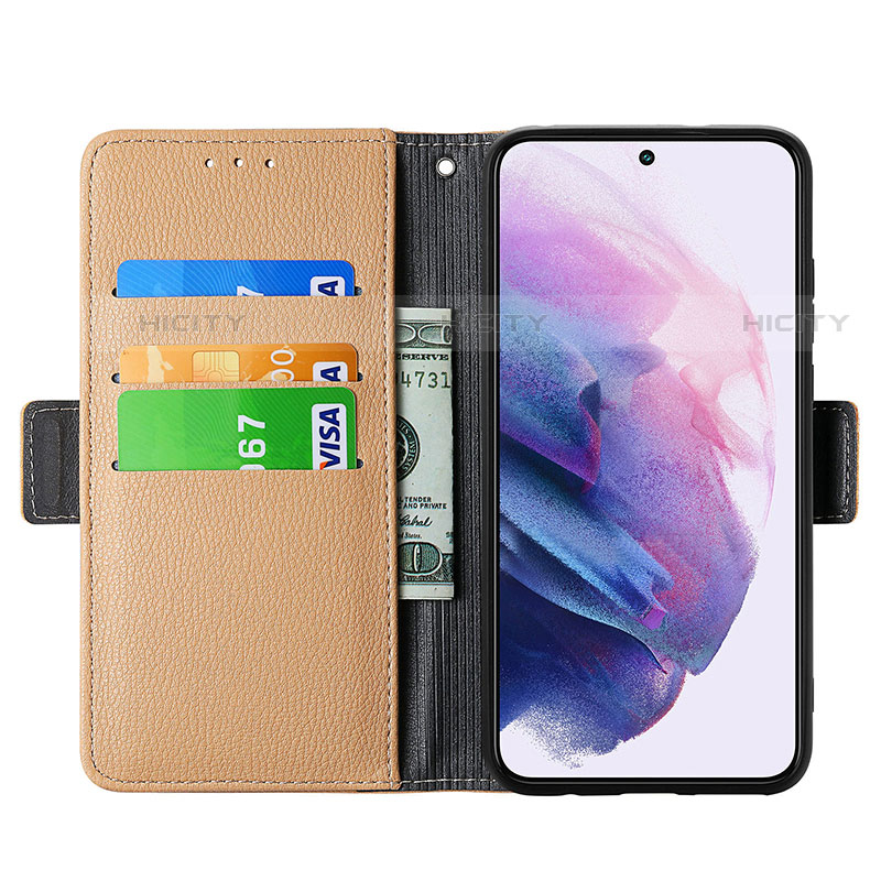 Handytasche Stand Schutzhülle Flip Leder Hülle Blumen S02D für Samsung Galaxy S21 Plus 5G