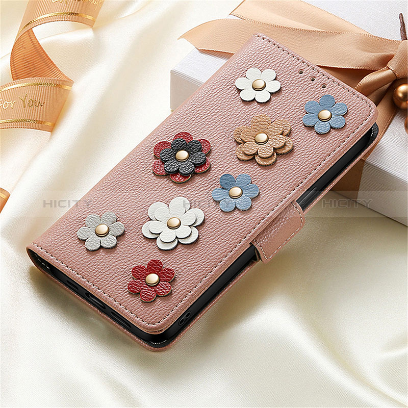 Handytasche Stand Schutzhülle Flip Leder Hülle Blumen S02D für Xiaomi Mi 12T 5G groß