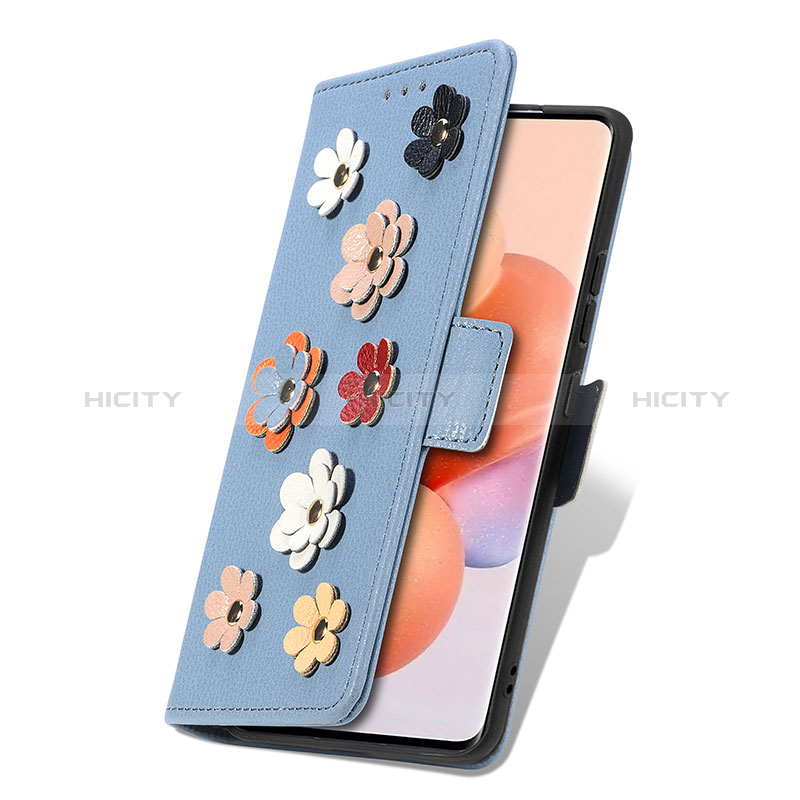 Handytasche Stand Schutzhülle Flip Leder Hülle Blumen S02D für Xiaomi Mi 12T Pro 5G