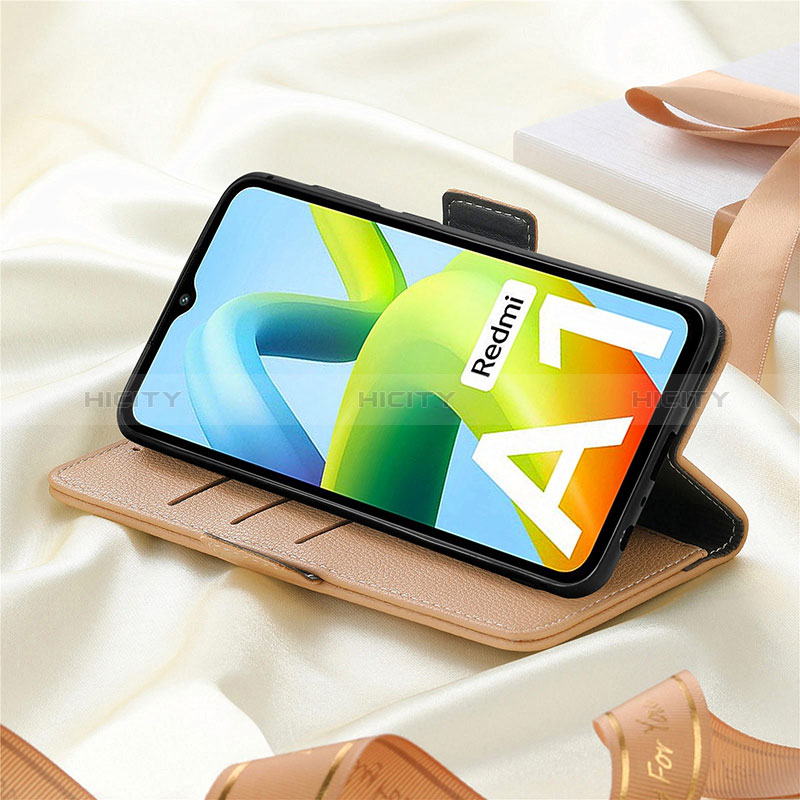 Handytasche Stand Schutzhülle Flip Leder Hülle Blumen S02D für Xiaomi Redmi A2 groß