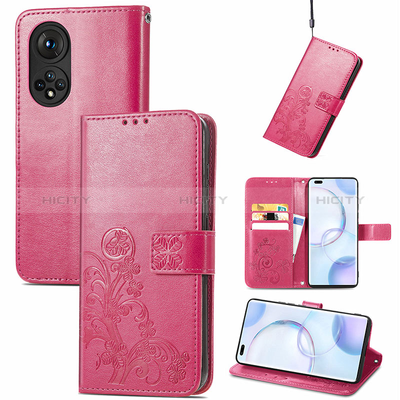 Handytasche Stand Schutzhülle Flip Leder Hülle Blumen S03D für Huawei Nova 9 Pro