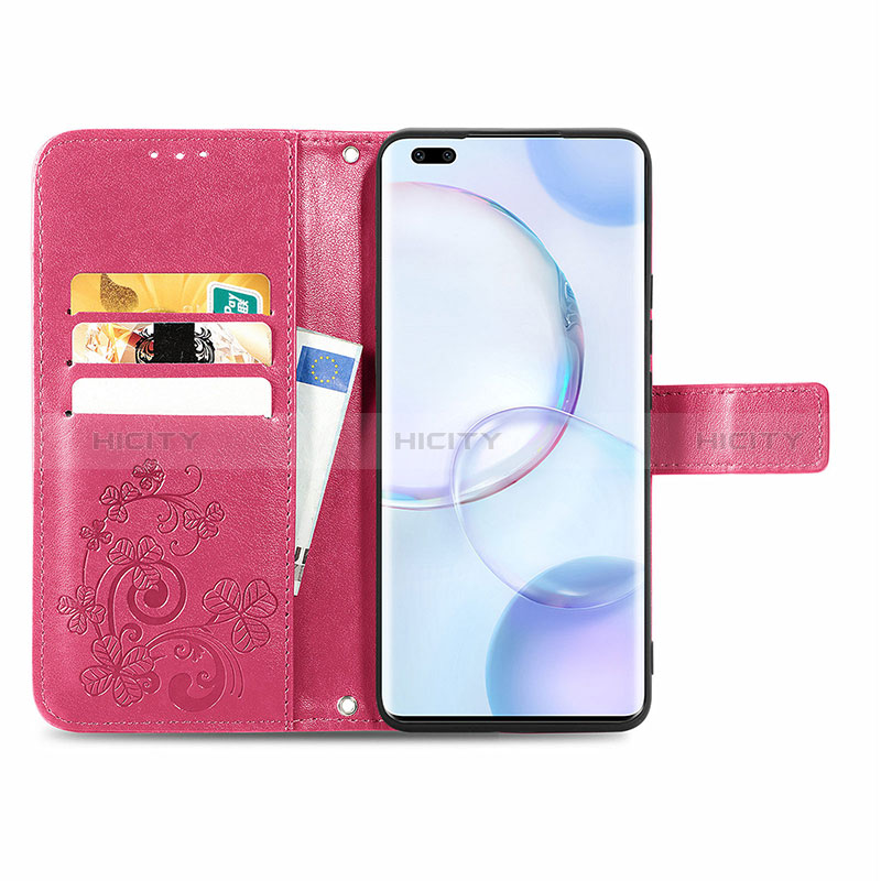 Handytasche Stand Schutzhülle Flip Leder Hülle Blumen S03D für Huawei Nova 9 Pro