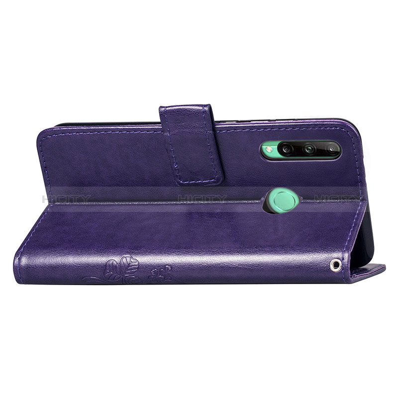 Handytasche Stand Schutzhülle Flip Leder Hülle Blumen S03D für Huawei P40 Lite E