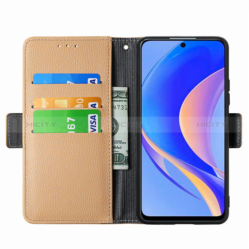 Handytasche Stand Schutzhülle Flip Leder Hülle Blumen S04D für Huawei Enjoy 50 Pro