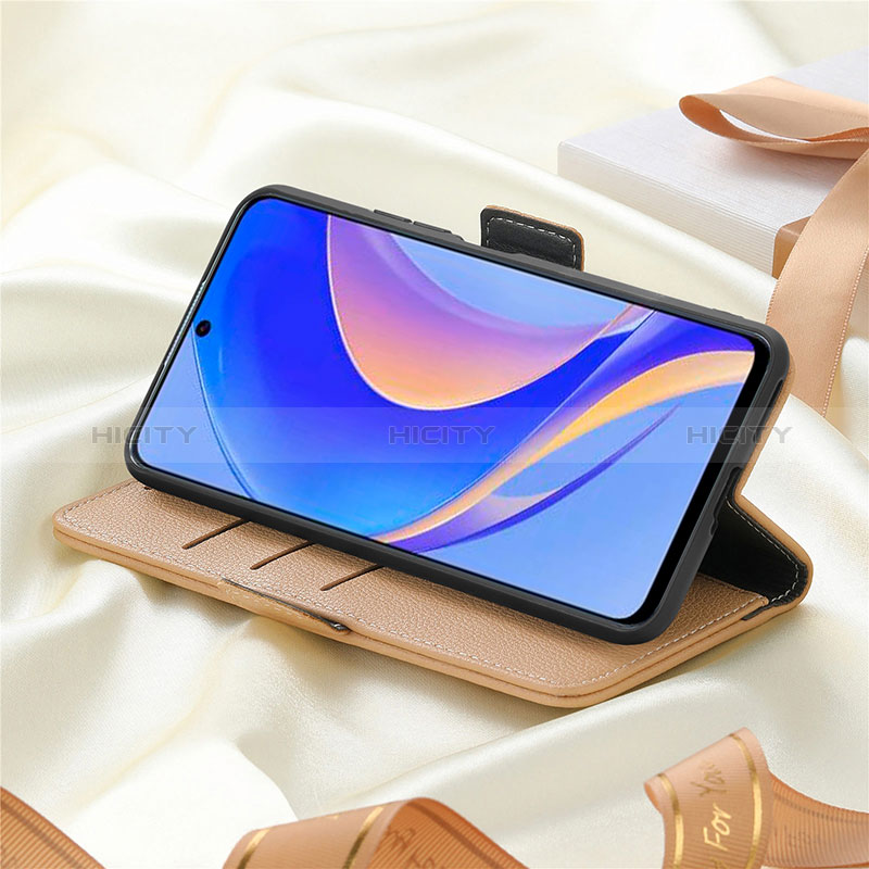 Handytasche Stand Schutzhülle Flip Leder Hülle Blumen S04D für Huawei Nova Y90 groß