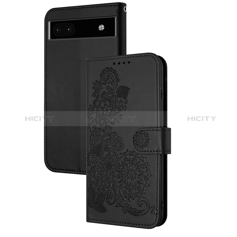 Handytasche Stand Schutzhülle Flip Leder Hülle Blumen Y01X für Google Pixel 6a 5G