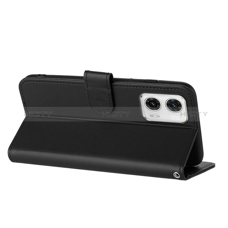 Handytasche Stand Schutzhülle Flip Leder Hülle Blumen Y01X für Motorola Moto G73 5G groß