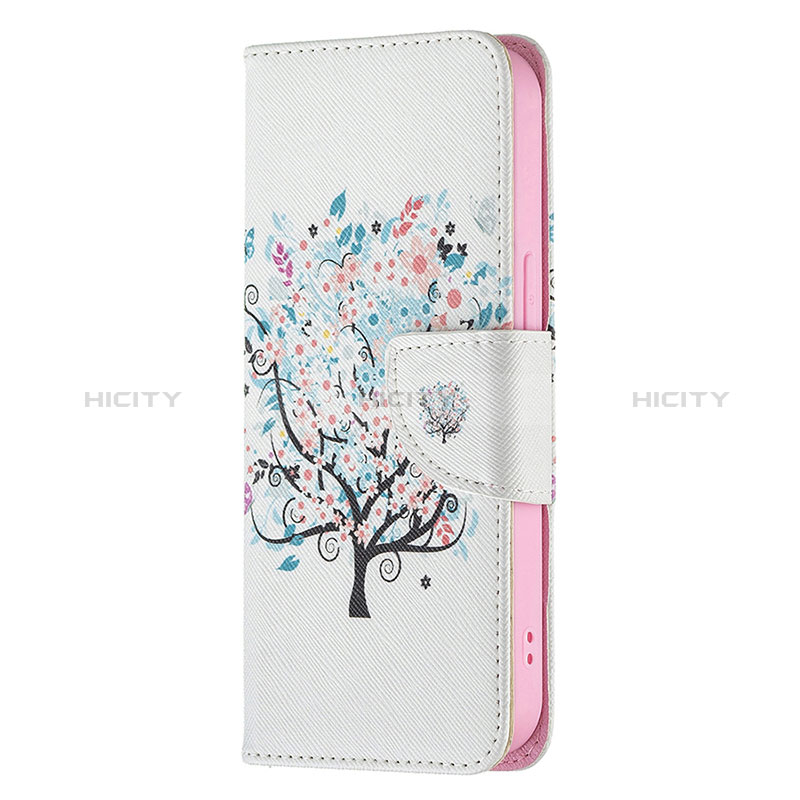 Handytasche Stand Schutzhülle Flip Leder Hülle Blumen Z02 für Apple iPhone 14 Pro Max Plusfarbig