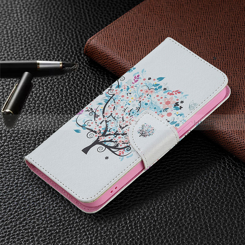 Handytasche Stand Schutzhülle Flip Leder Hülle Blumen Z02 für Apple iPhone 14 Pro Plusfarbig