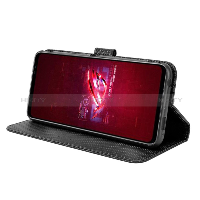 Handytasche Stand Schutzhülle Flip Leder Hülle BY1 für Asus ROG Phone 6 groß