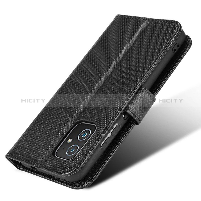 Handytasche Stand Schutzhülle Flip Leder Hülle BY1 für Asus ZenFone 8 Mini Schwarz