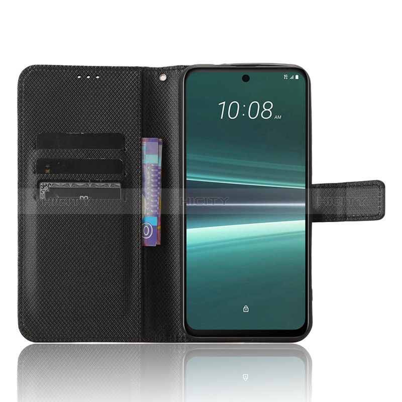 Handytasche Stand Schutzhülle Flip Leder Hülle BY1 für HTC U23 5G