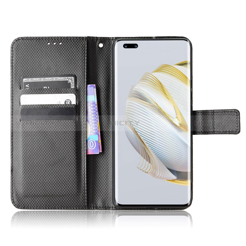 Handytasche Stand Schutzhülle Flip Leder Hülle BY1 für Huawei Nova 10 Pro groß