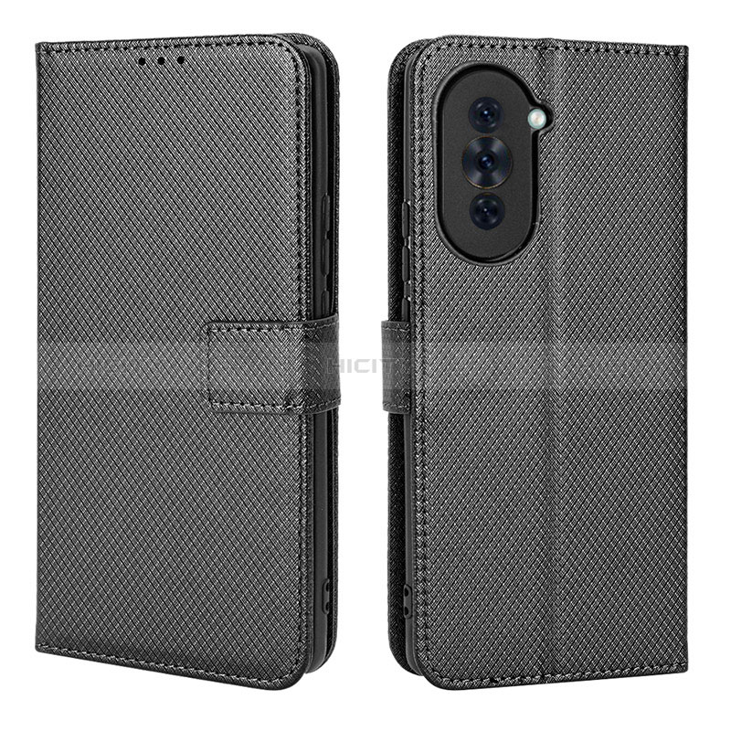 Handytasche Stand Schutzhülle Flip Leder Hülle BY1 für Huawei Nova 10 Schwarz