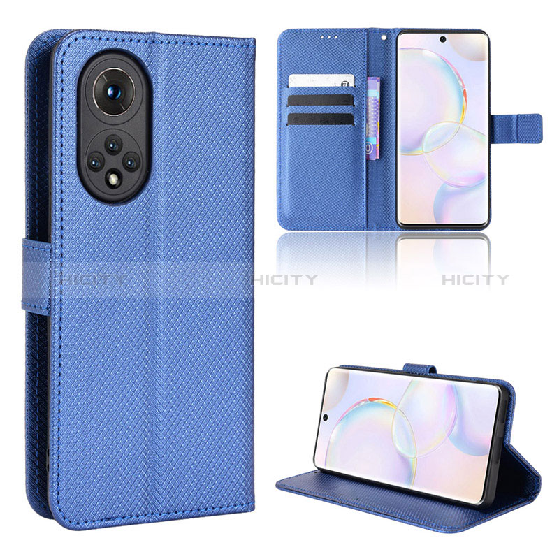 Handytasche Stand Schutzhülle Flip Leder Hülle BY1 für Huawei Nova 9 Blau