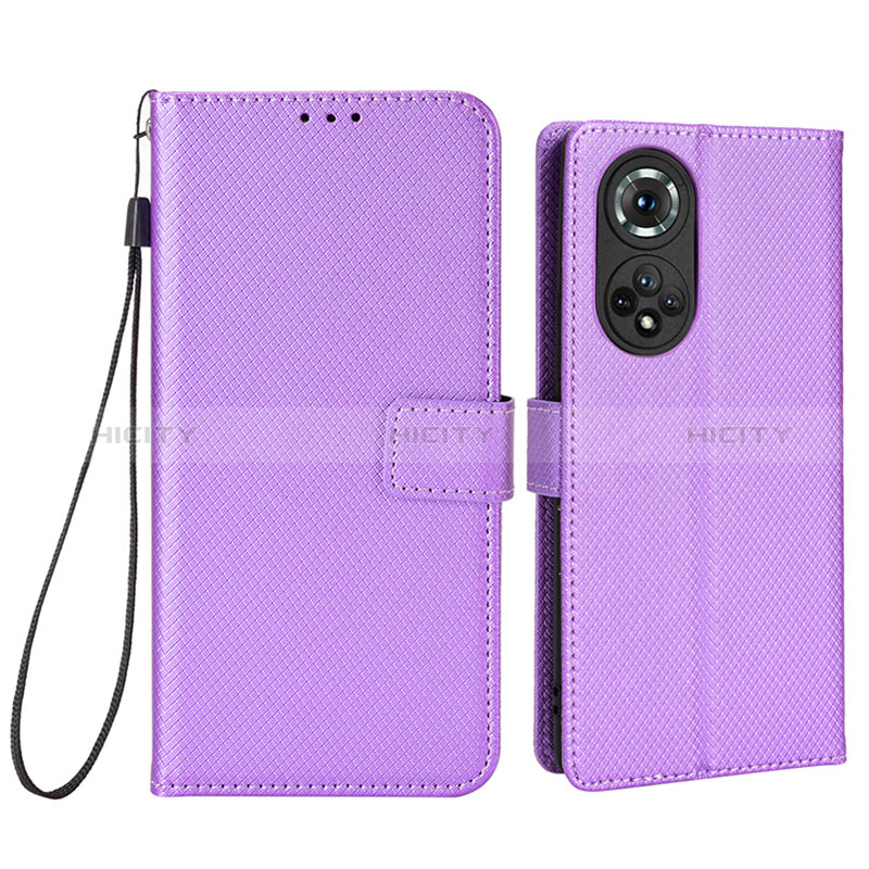 Handytasche Stand Schutzhülle Flip Leder Hülle BY1 für Huawei Nova 9 Pro Violett Plus