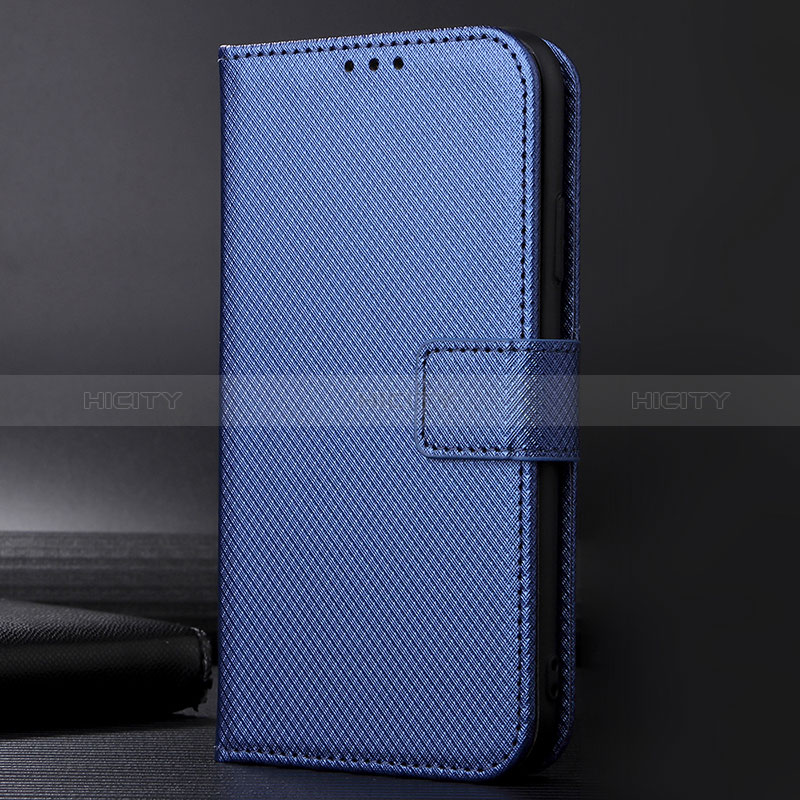 Handytasche Stand Schutzhülle Flip Leder Hülle BY1 für Motorola Moto E7 Power Blau