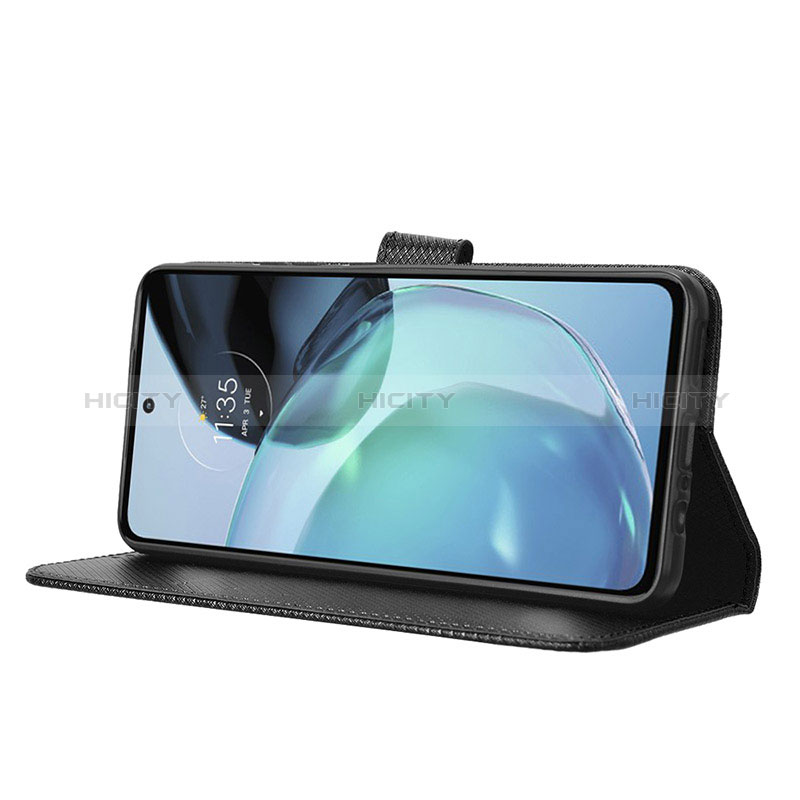 Handytasche Stand Schutzhülle Flip Leder Hülle BY1 für Motorola Moto G72 groß