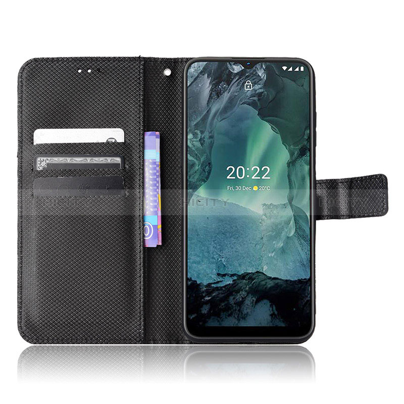 Handytasche Stand Schutzhülle Flip Leder Hülle BY1 für Nokia G11 groß