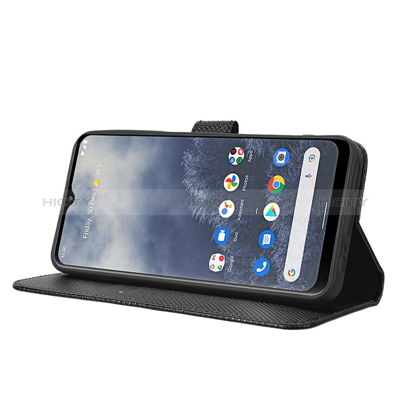 Handytasche Stand Schutzhülle Flip Leder Hülle BY1 für Nokia G60 5G groß