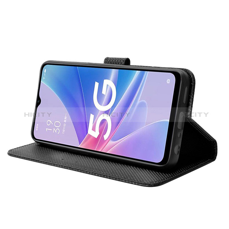 Handytasche Stand Schutzhülle Flip Leder Hülle BY1 für Oppo A1 5G