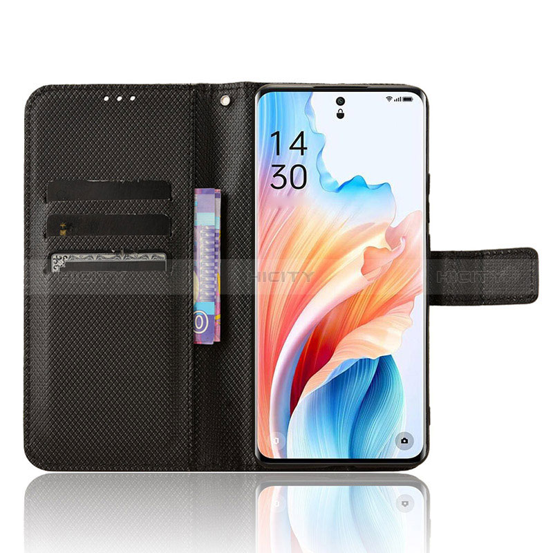 Handytasche Stand Schutzhülle Flip Leder Hülle BY1 für Oppo A2 Pro 5G groß