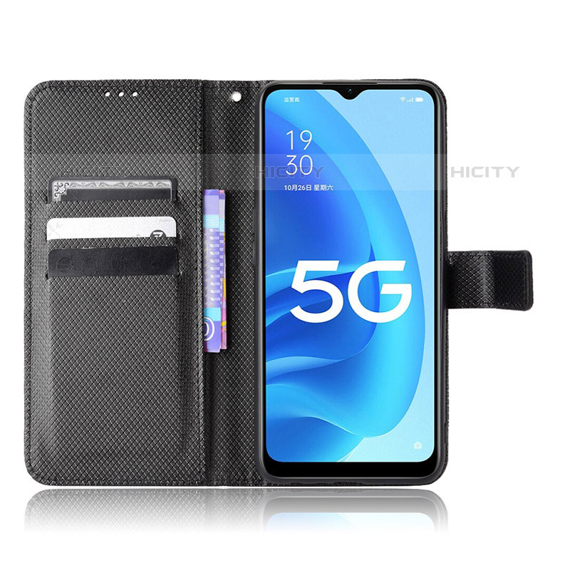 Handytasche Stand Schutzhülle Flip Leder Hülle BY1 für Oppo A53s 5G groß