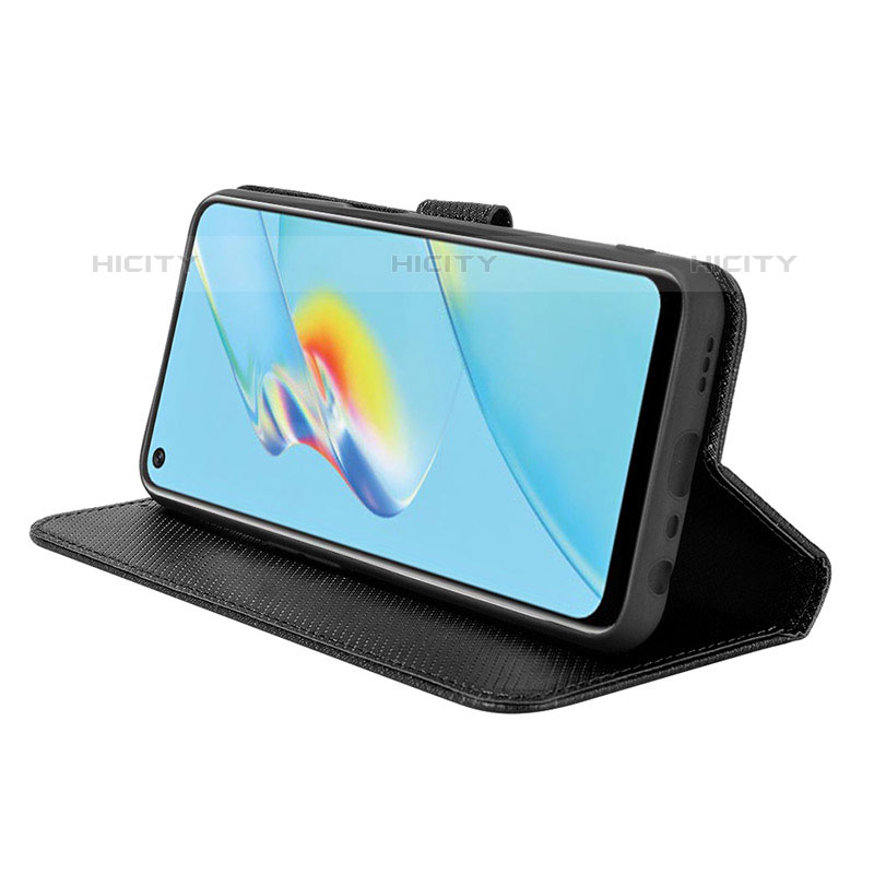 Handytasche Stand Schutzhülle Flip Leder Hülle BY1 für Oppo A54 4G groß