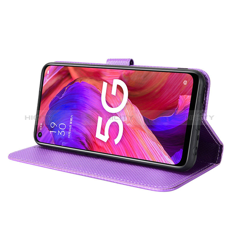 Handytasche Stand Schutzhülle Flip Leder Hülle BY1 für Oppo A54 5G