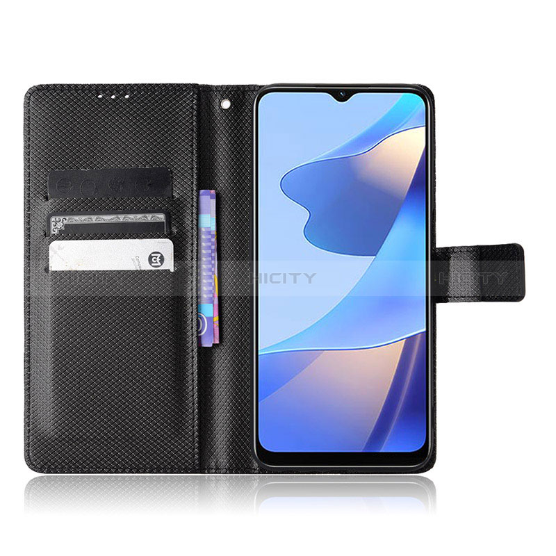 Handytasche Stand Schutzhülle Flip Leder Hülle BY1 für Oppo A54s groß