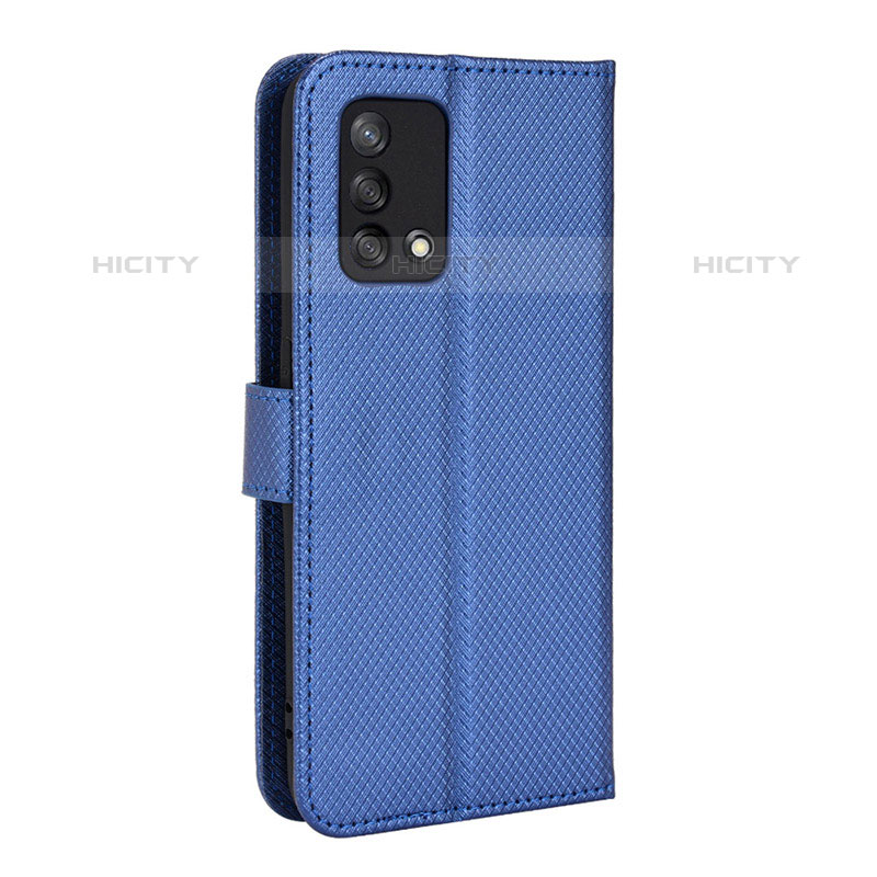 Handytasche Stand Schutzhülle Flip Leder Hülle BY1 für Oppo A74 4G Blau