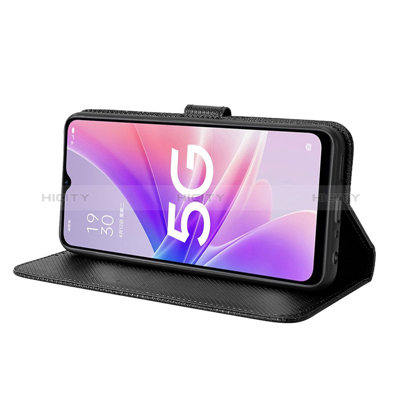 Handytasche Stand Schutzhülle Flip Leder Hülle BY1 für Oppo A77 5G