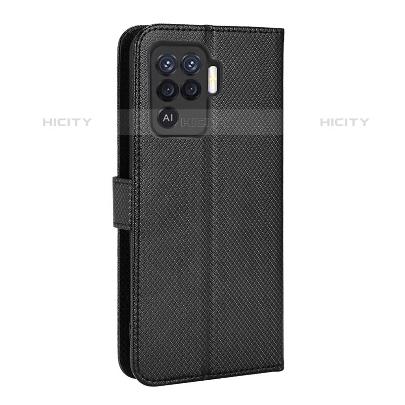 Handytasche Stand Schutzhülle Flip Leder Hülle BY1 für Oppo F19 Pro Schwarz