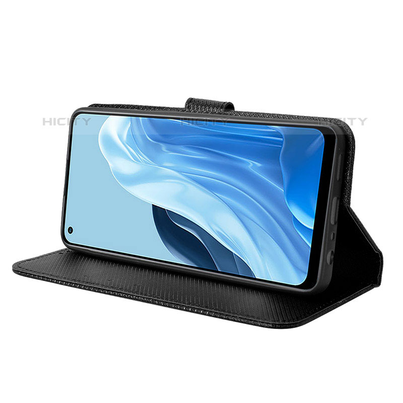 Handytasche Stand Schutzhülle Flip Leder Hülle BY1 für Oppo F21 Pro 4G groß