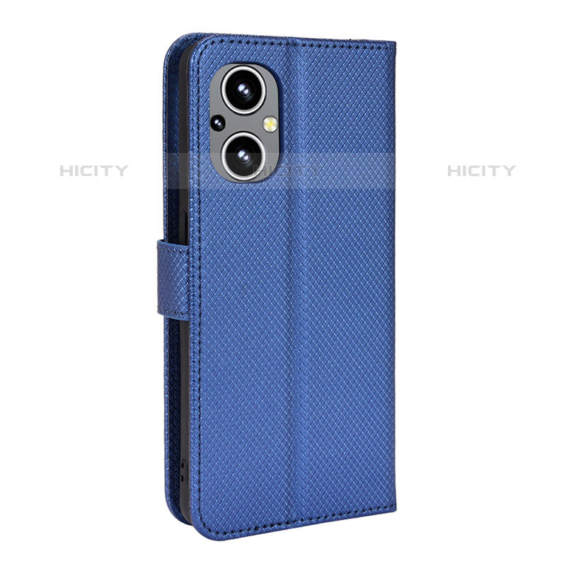 Handytasche Stand Schutzhülle Flip Leder Hülle BY1 für Oppo F21 Pro 5G Blau Plus